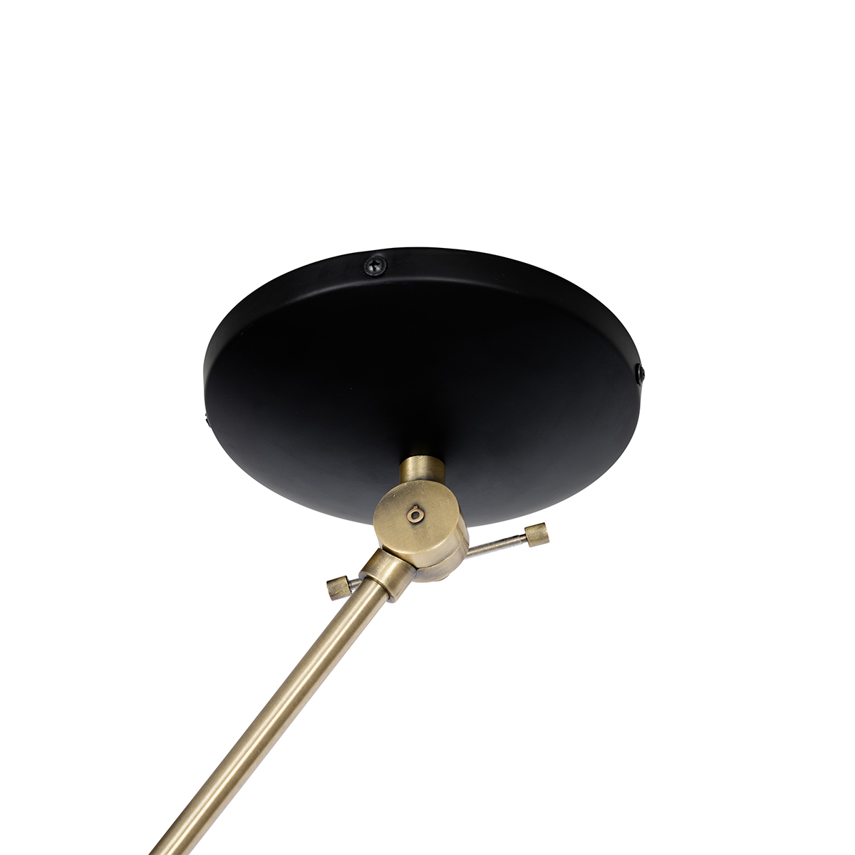 Retro Ceiling Light Black with Bronze - Milou