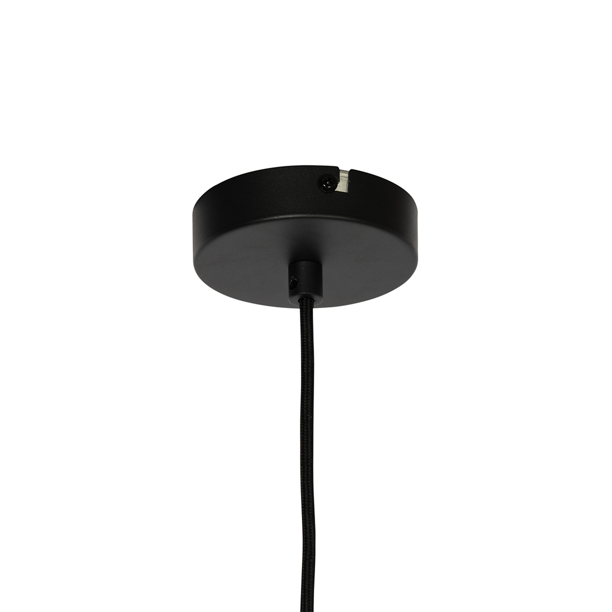 Moderne Hängelampe schwarz mit Opalglas - Drop