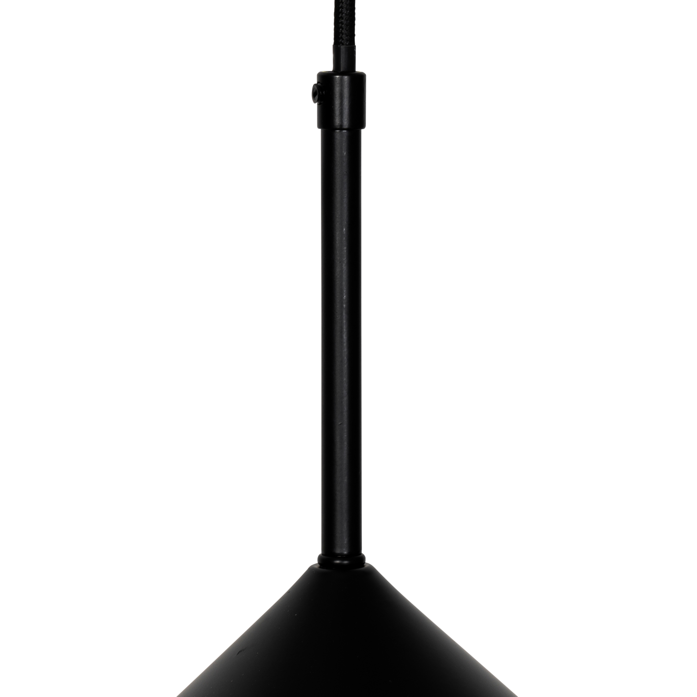 Design-Hängelampe schwarz - Triangolo