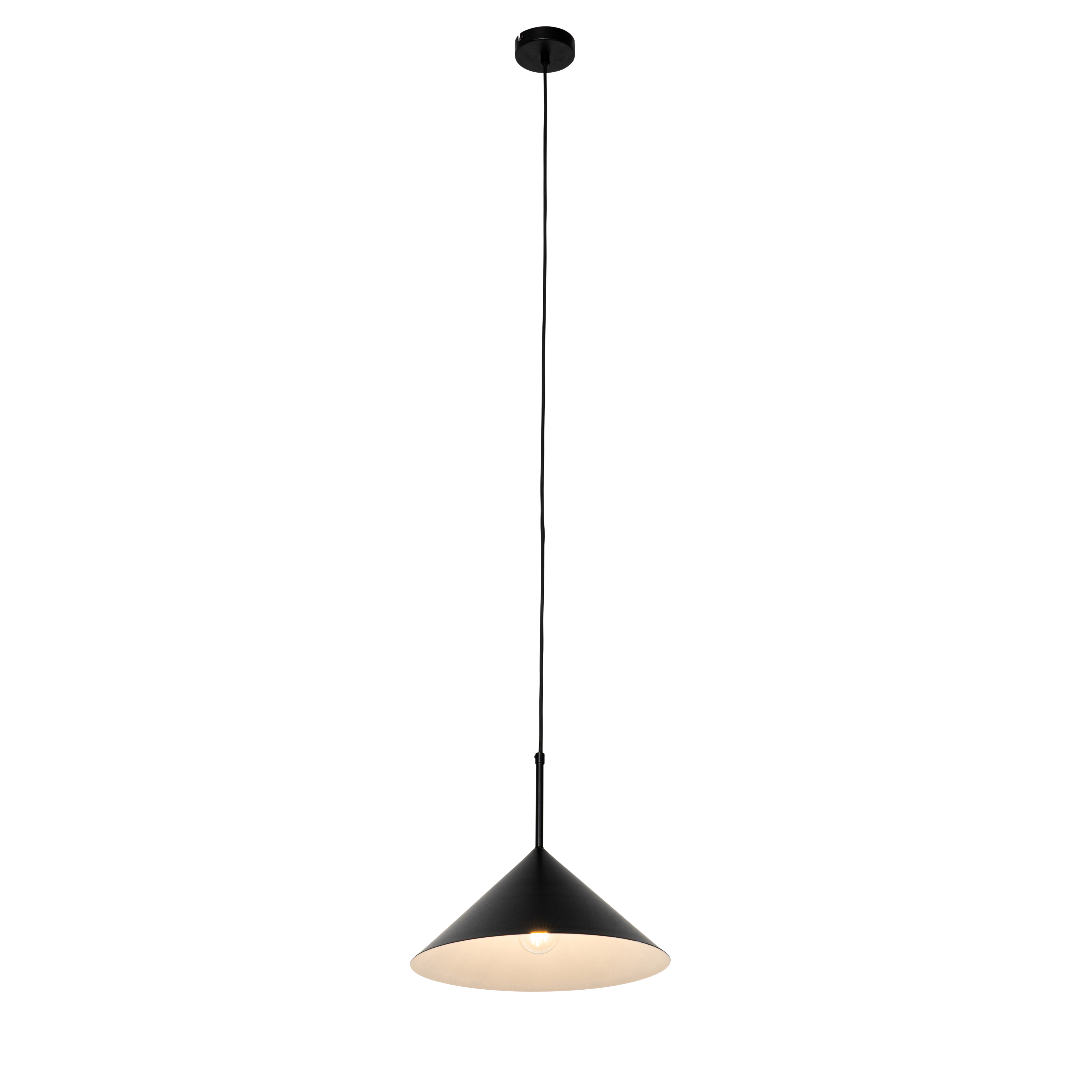 Design-Hängelampe schwarz - Triangolo