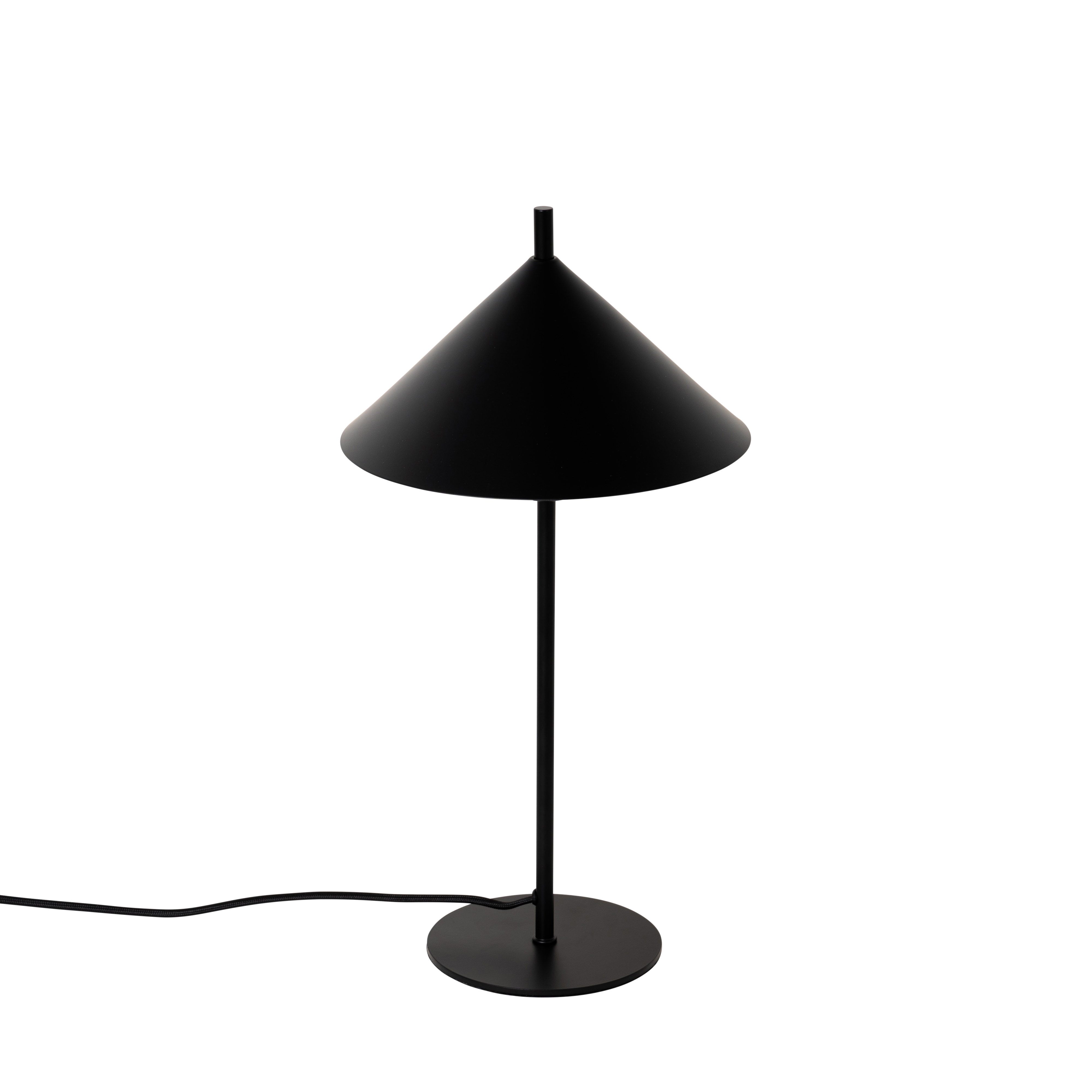 Lampada da tavolo di design nera - Triangolo