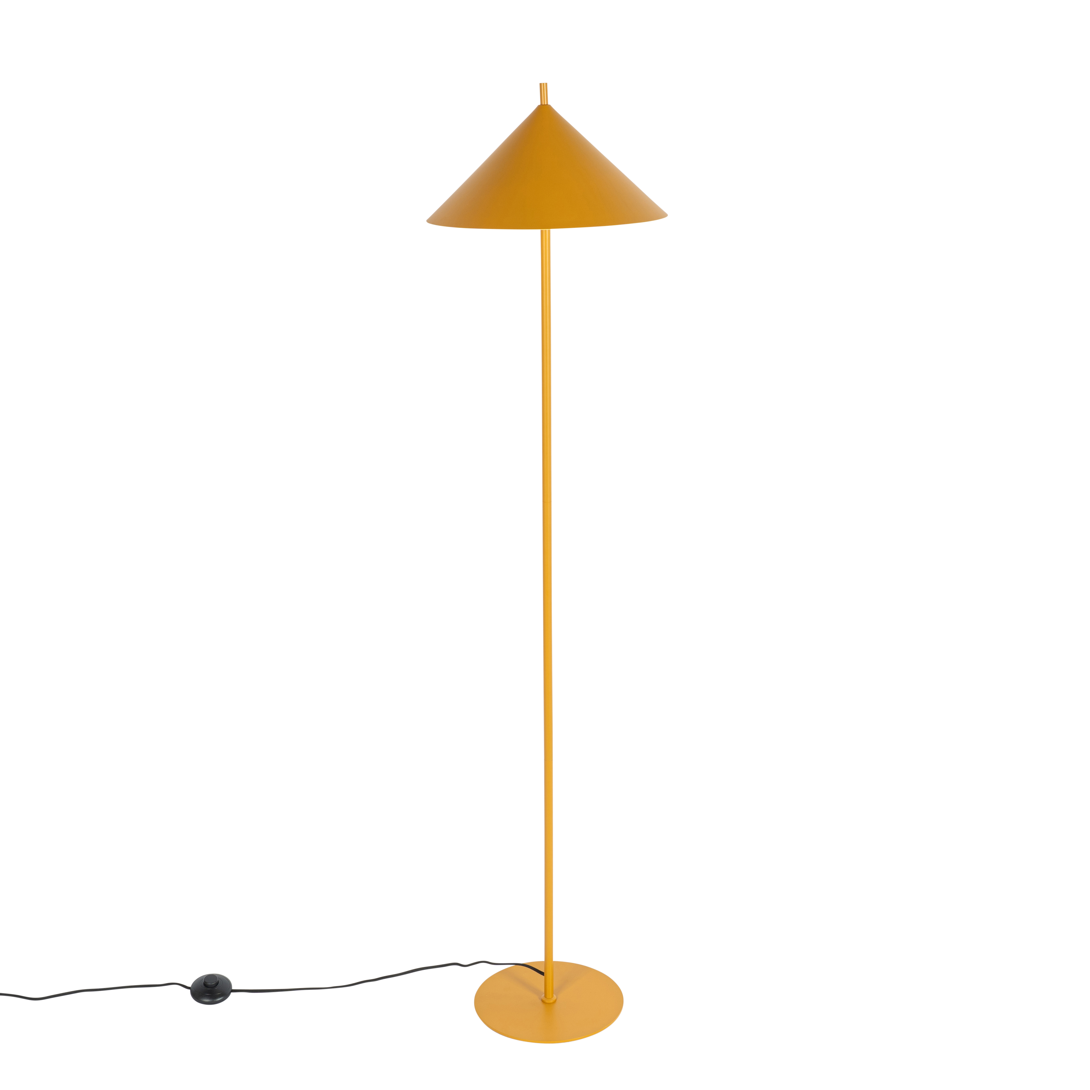 lampadaire design jaune - triangolo