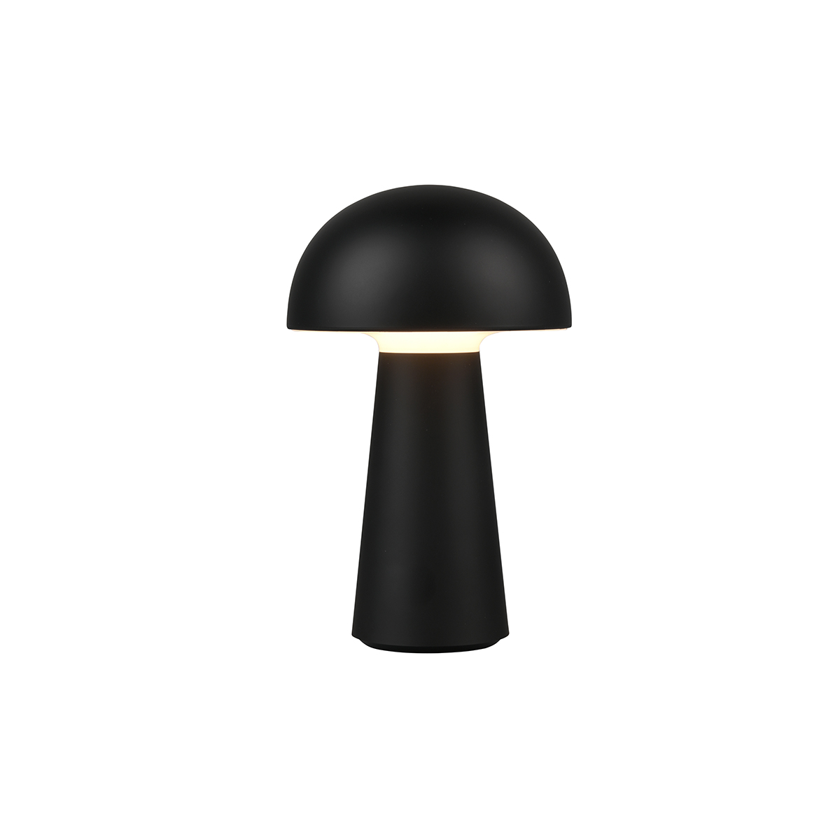Kültéri asztali lámpa fekete újratölthető 3 fokozatban szabályozható - Daniel