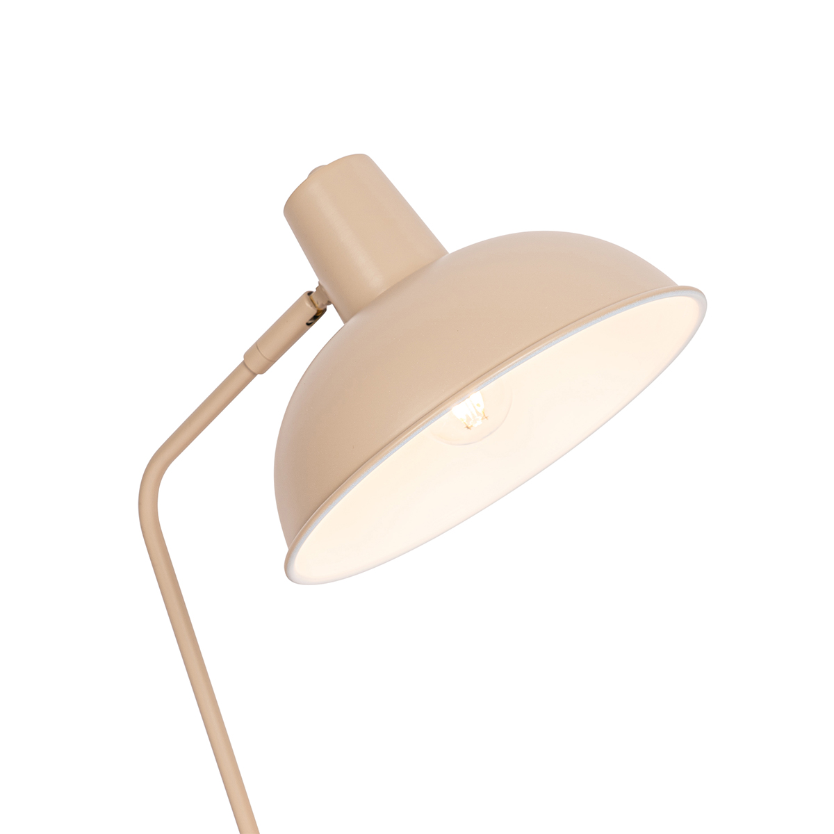 lampe de table rétro beige - milou