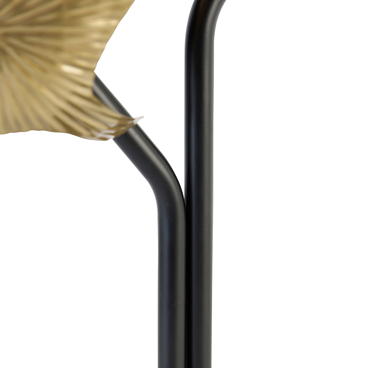 Oriental Table Lamp Brass with Black 2-Light - Louka