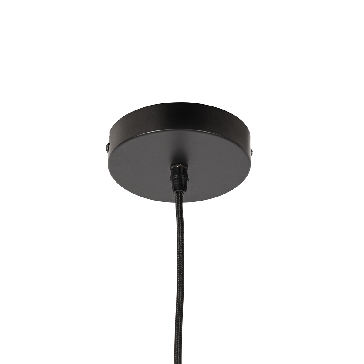 Lampada a sospensione orientale nera con oro 60 cm - Japke