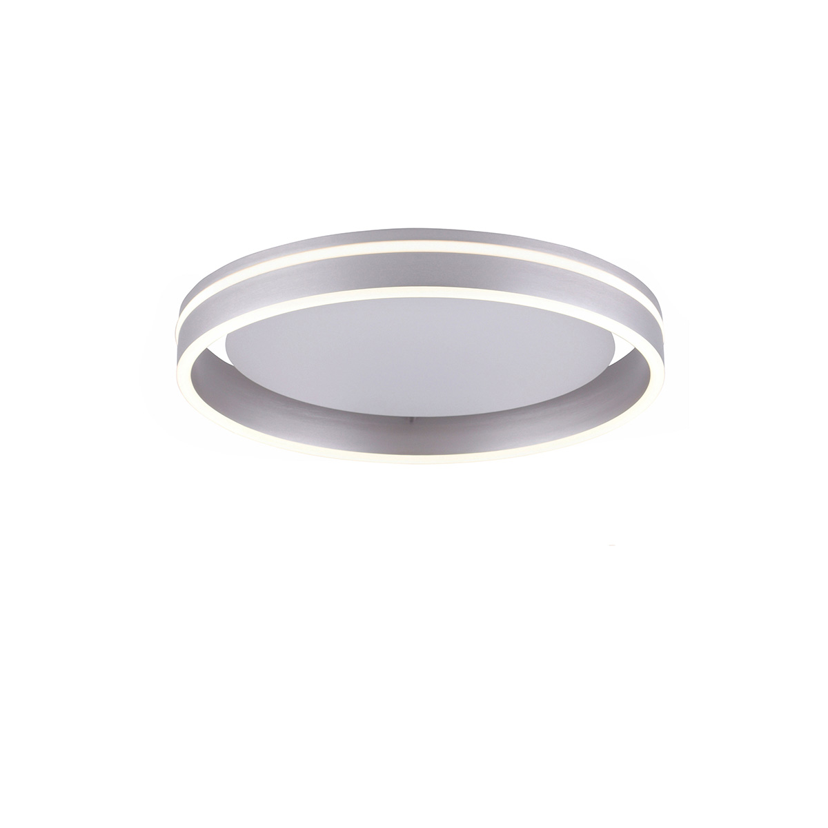 Inteligentné stropné svietidlo oceľové 40 cm s diaľkovým ovládaním - Ronith