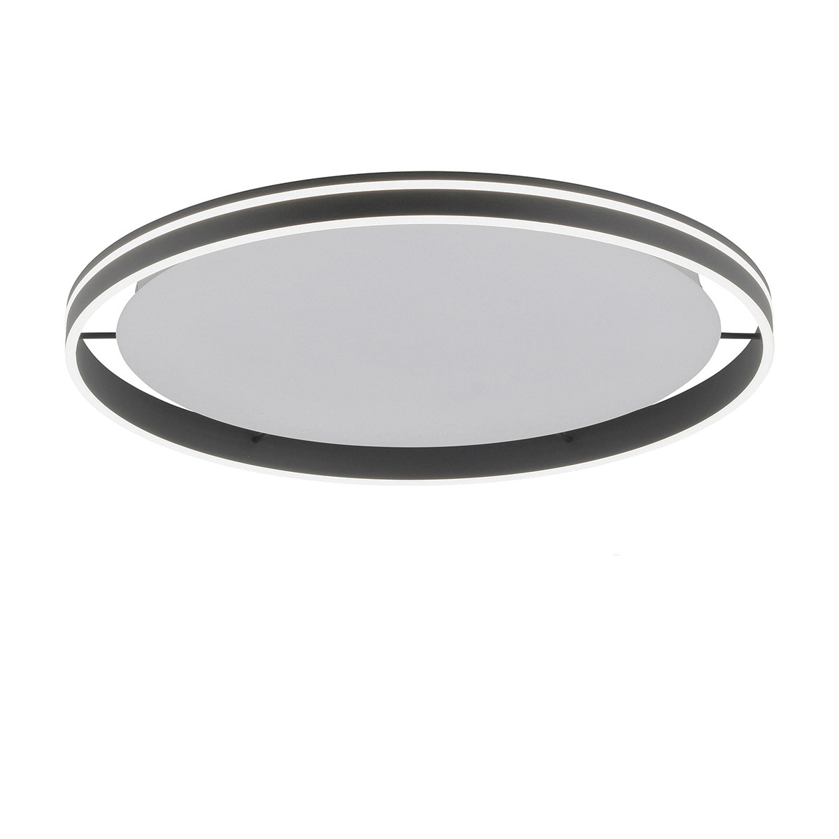 Inteligentné stropné svietidlo tmavosivé 79 cm s diaľkovým ovládaním - Ronith