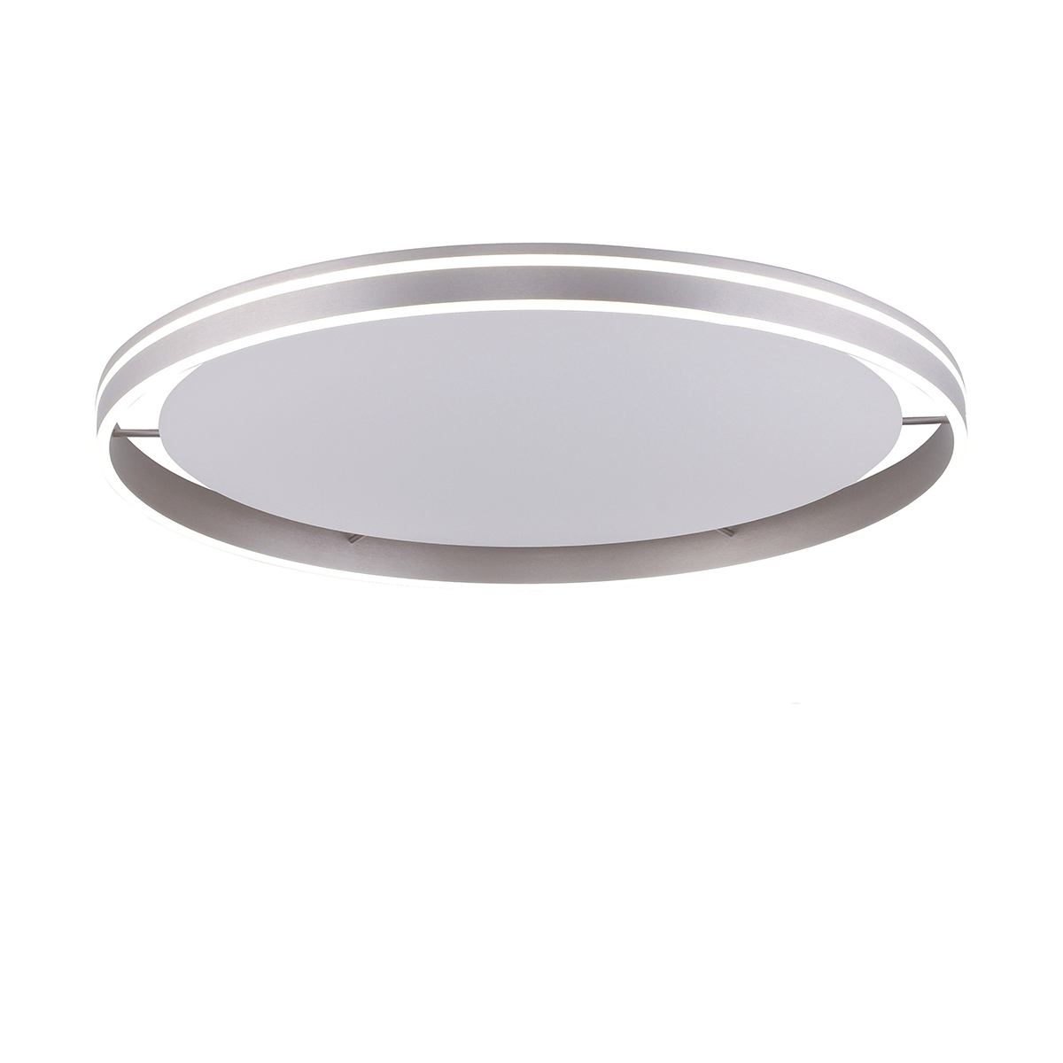 Inteligentné stropné svietidlo oceľové 79 cm s diaľkovým ovládaním - Ronith