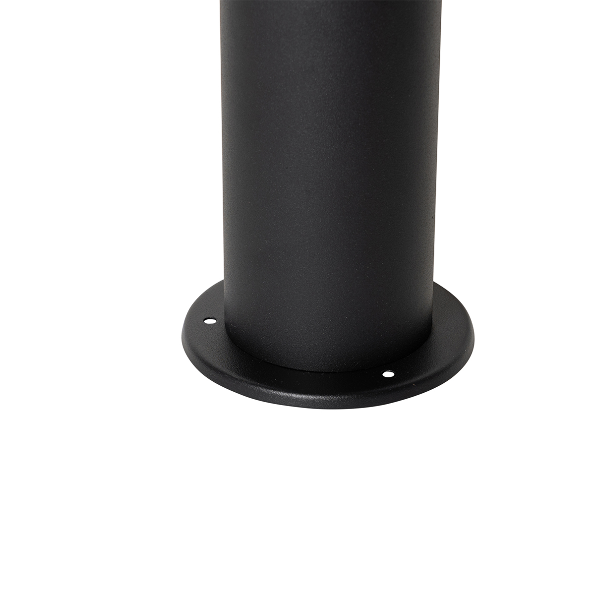 Lampadaire d'extérieur noir avec abat-jour fumé 30 cm IP44 - Odense