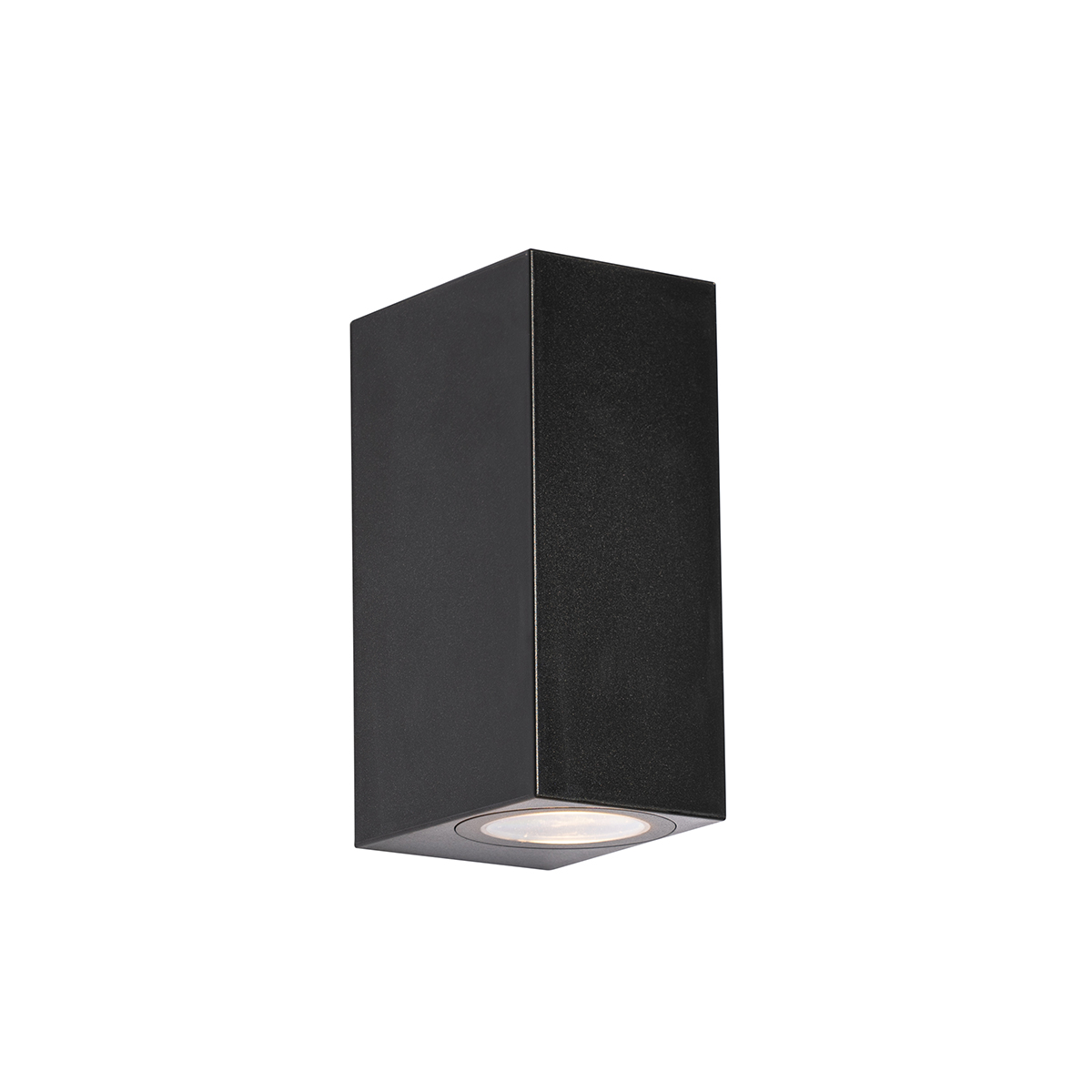 Moderná vonkajšia nástenná lampa čierna plastová 2-svetlo - Baleno