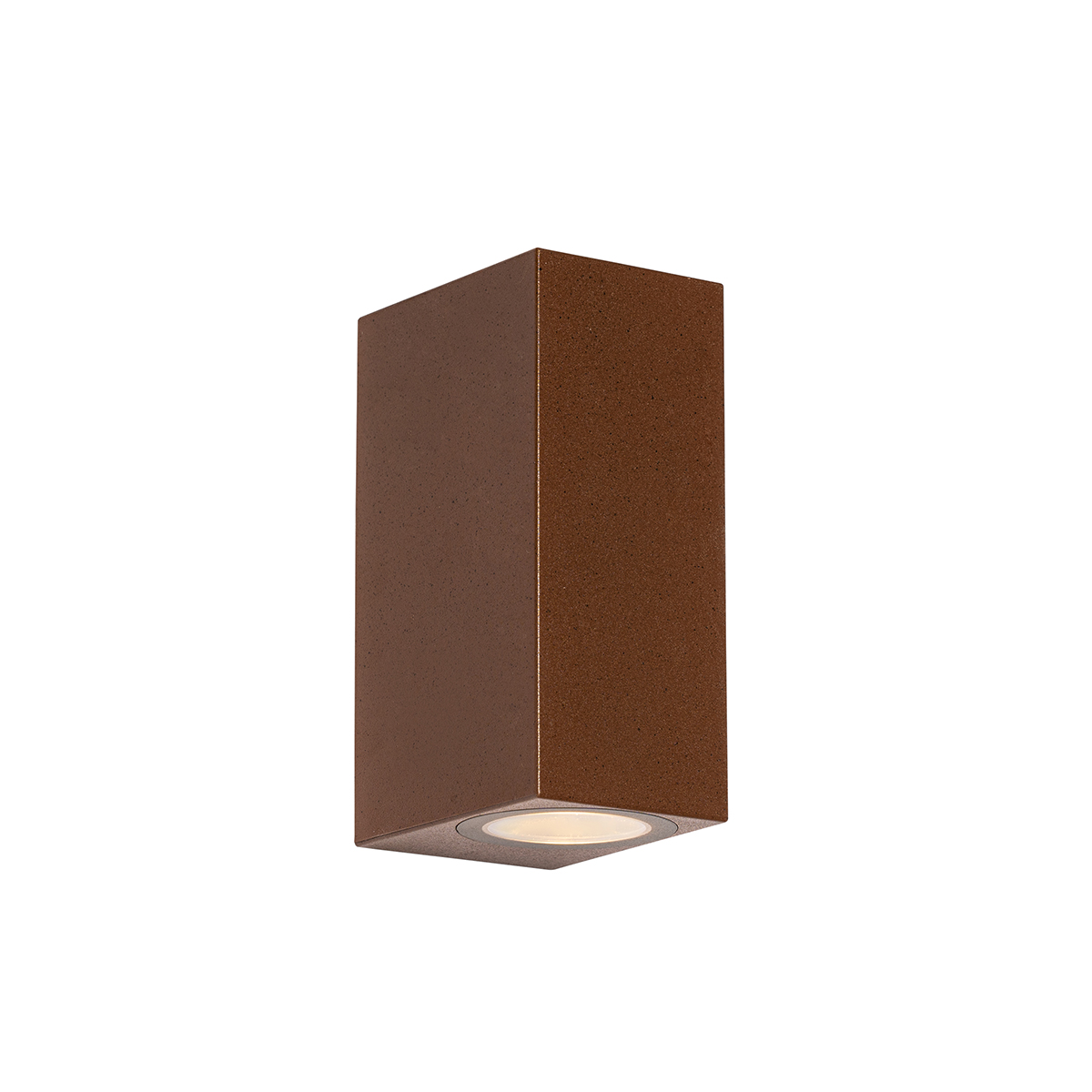 Modern kültéri fali lámpa rozsdabarna műanyag 2 fényű - Baleno