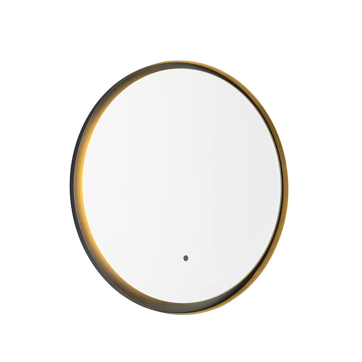 Modern Bathroom Mirror Black Incl. LED and Touch Dimmer - Pim