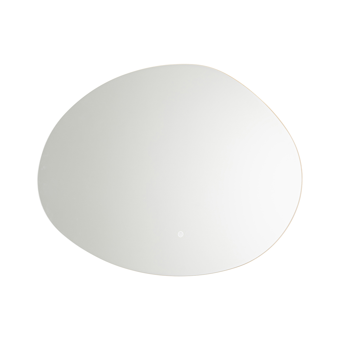 Kúpeľňové zrkadlo 80 cm vrátane LED stmievača na teplý a dotykový stmievač - Biba