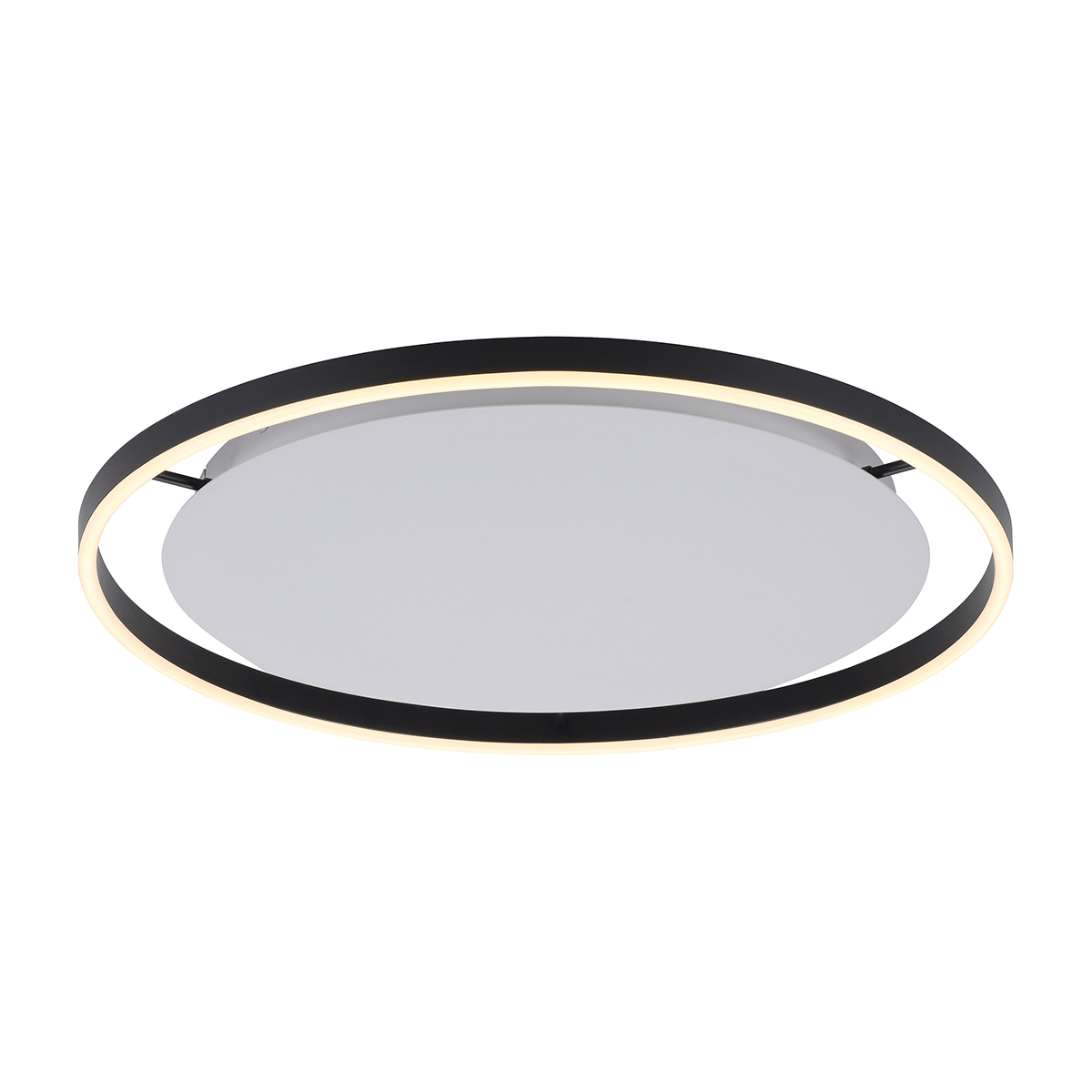 E-shop Stropné svietidlo tmavosivé 58,8 cm vrátane LED 3-stupňovo stmievateľné - Zlatan