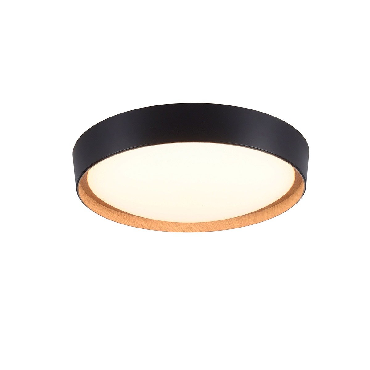 E-shop Vidiecke stropné svietidlo čierne vrátane LED 3-stupňovo stmievateľné - Jure