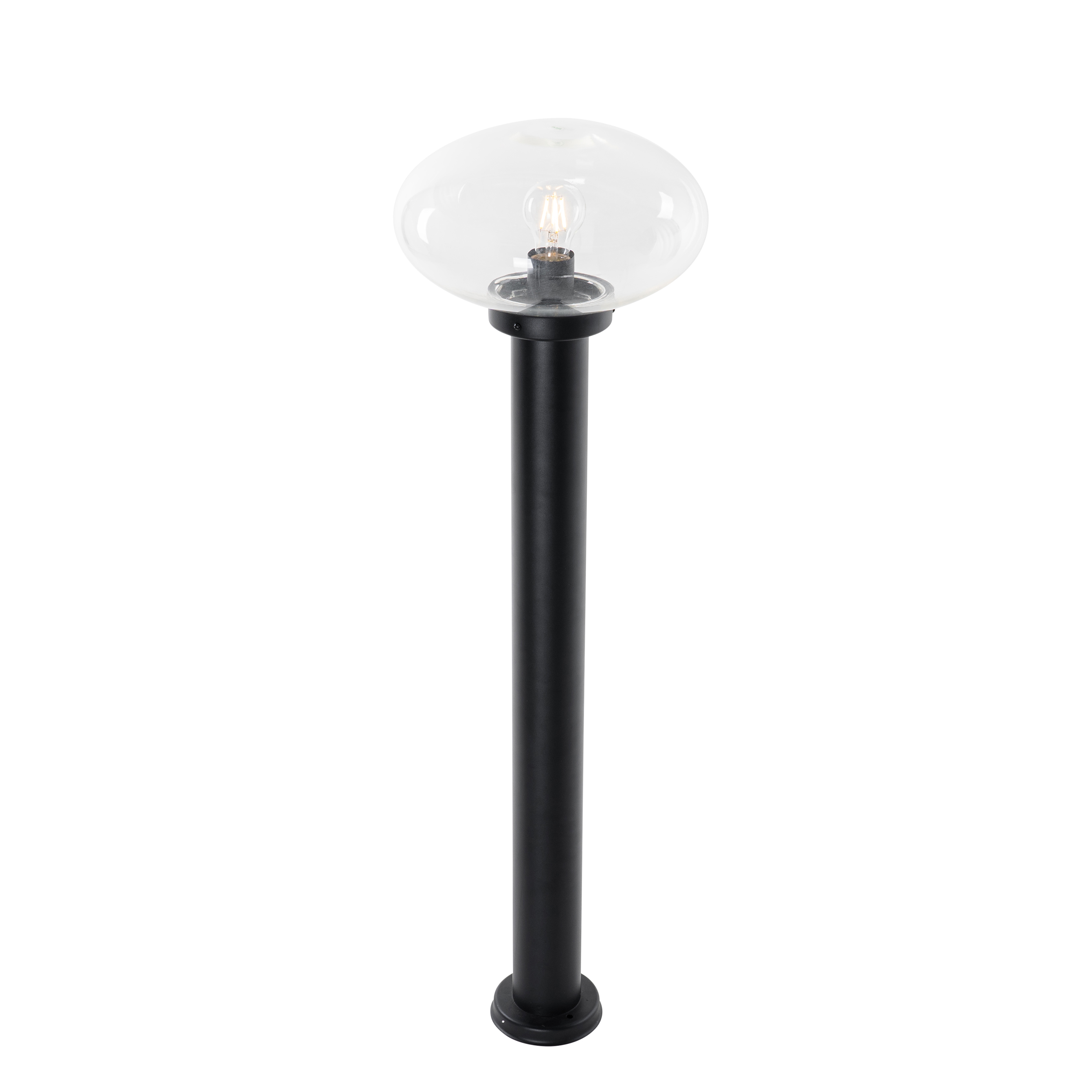 Poteau extérieur moderne noir 100 cm IP44 - Joren