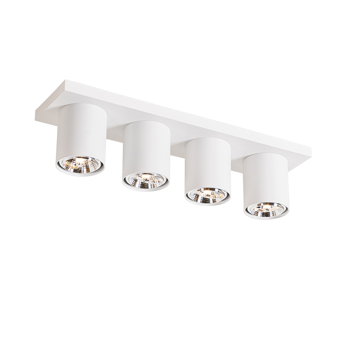 Moderné stropné bodové svietidlo biele 4-svetlo - Tubo Moderné stropné bodové svietidlo biele 4-svetlo - Tubo