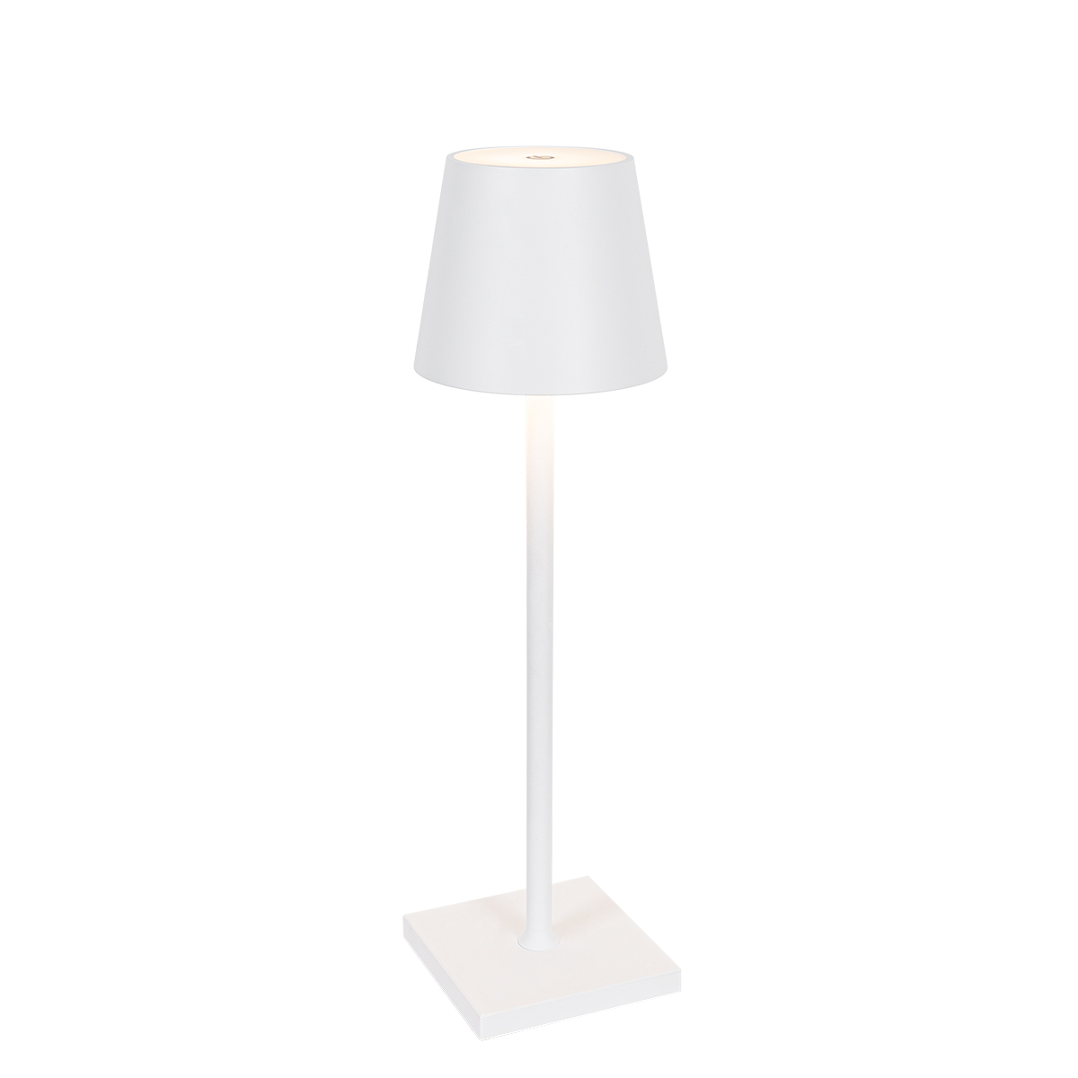 Vonkajšia stolná lampa biela vrátane LED s dotykovým stmievačom - Janet Vonkajšia stolná lampa biela vrátane LED s dotykovým stmievačom - Janet