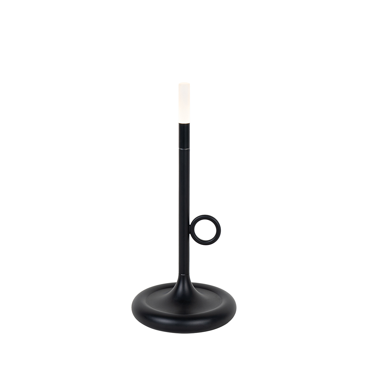 Kültéri asztali lámpa fekete, LED-del és dimmerrel tölthető - Sjarel