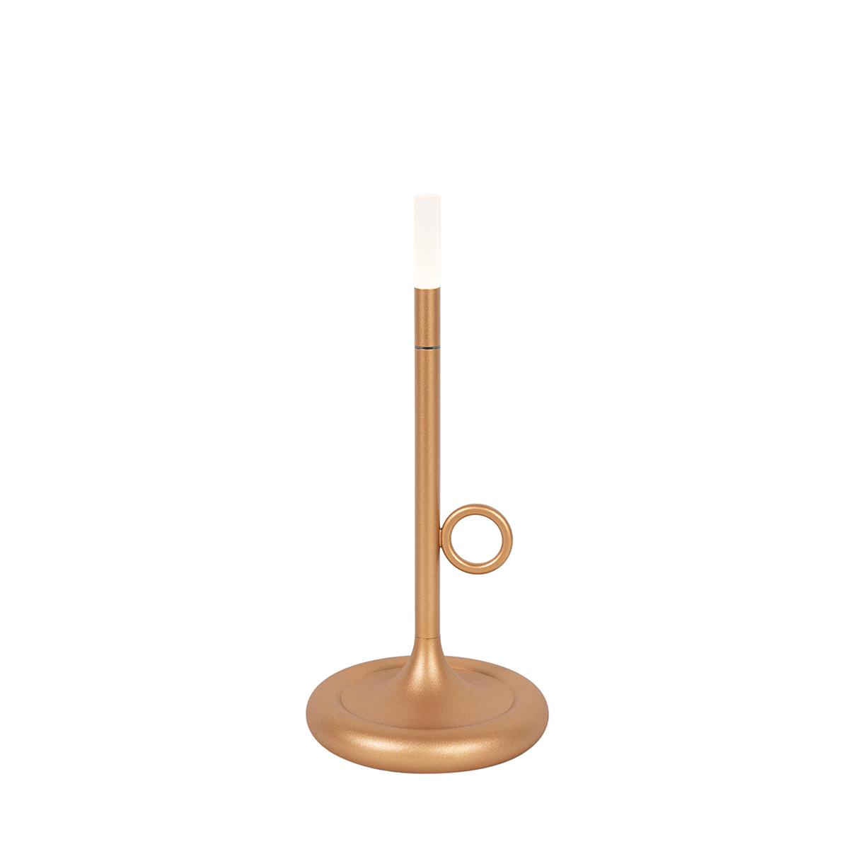 Udendørs bordlampe guld inkl. LED med touch dæmper genopladelig – Sjarel