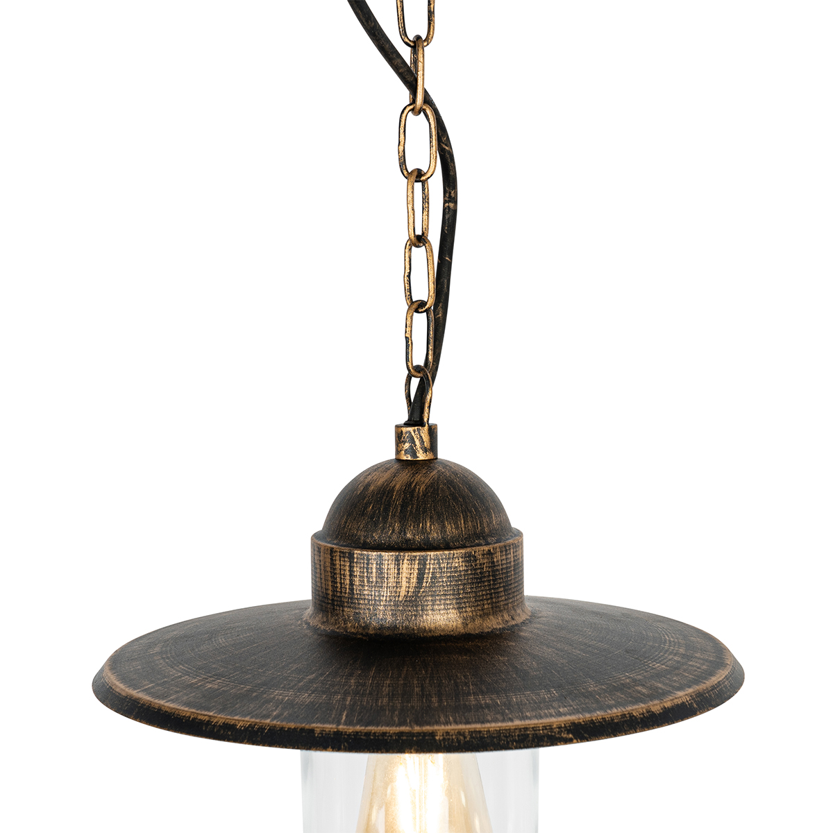 suspension extérieure rurale or antique ip44 - kansas