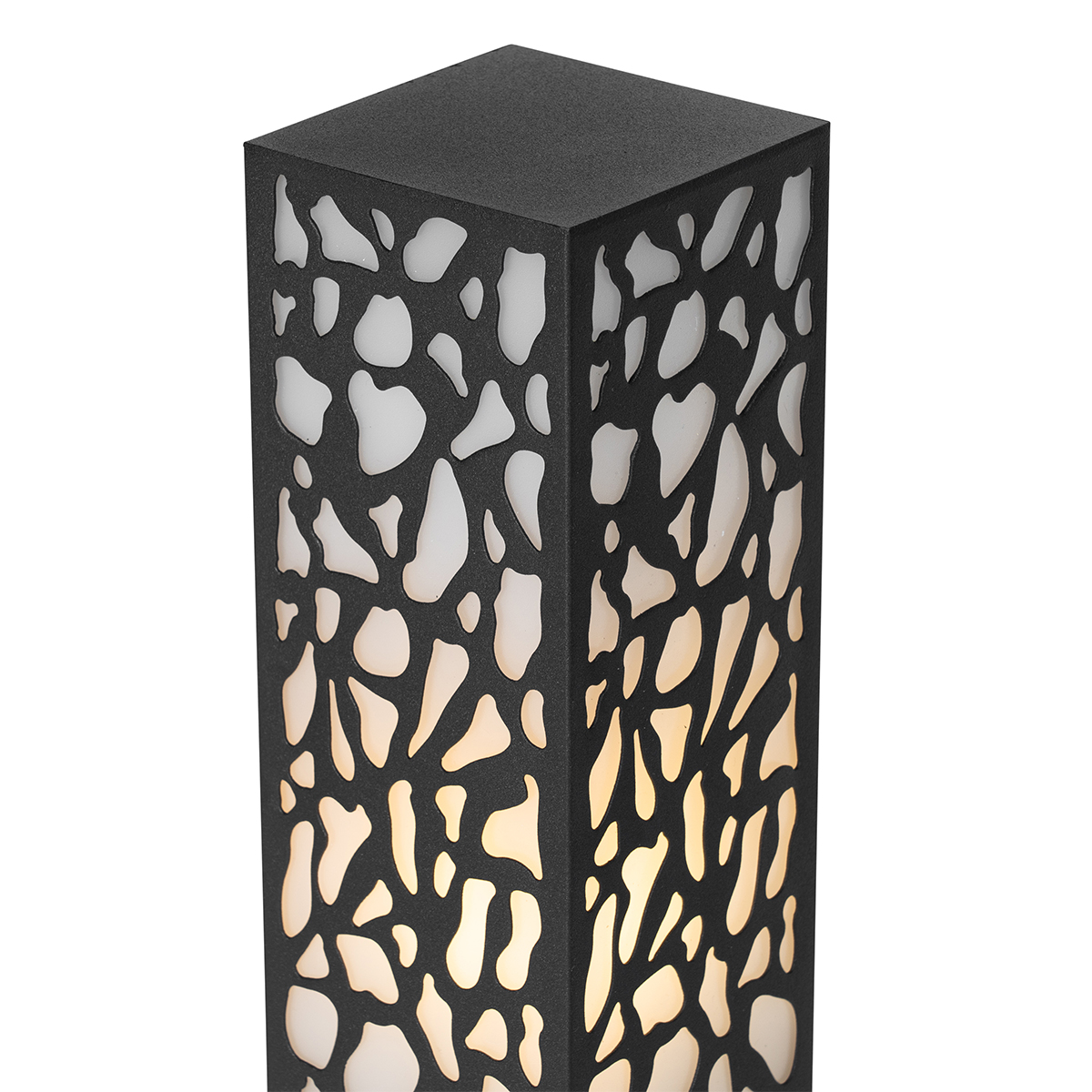 Smarte Wegeleuchte schwarz 60 cm IP44 inkl. Wifi ST64 - Nicole