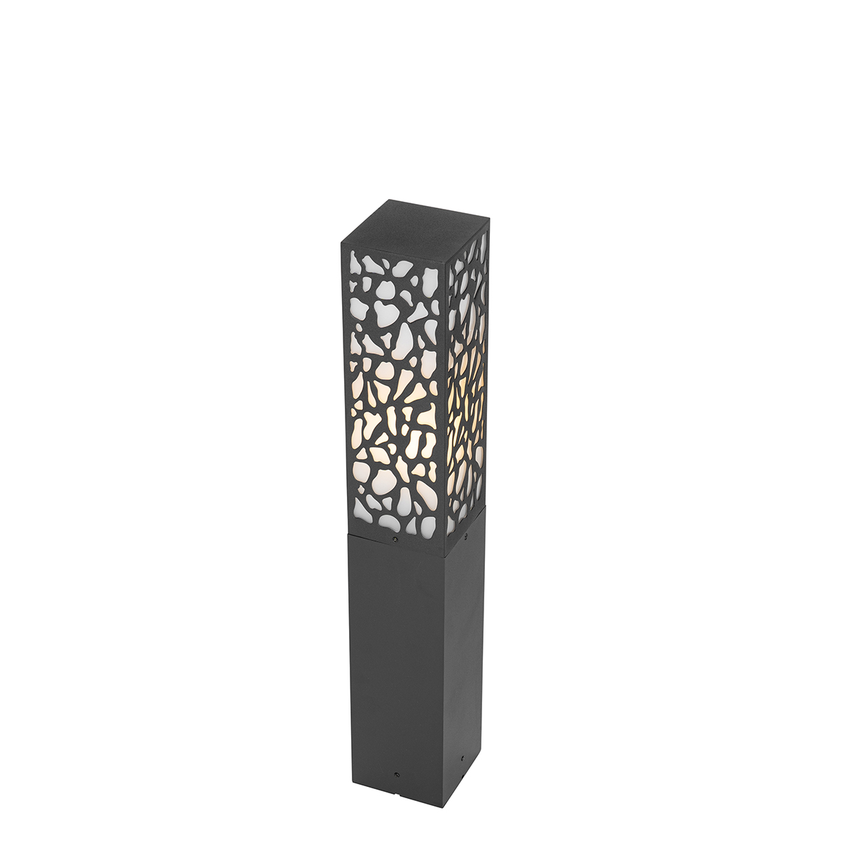 Smarte Wegeleuchte schwarz 60 cm IP44 inkl. Wifi ST64 - Nicole