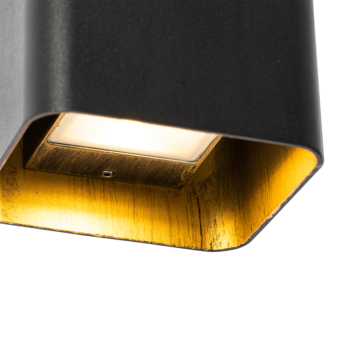 Modern Wall Light Black Incl. LED IP54 Square - Evi