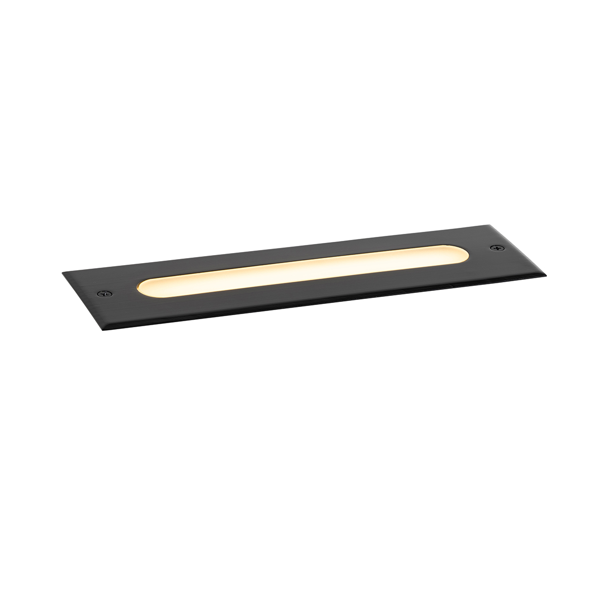 Moderner Bodenstrahler schwarz 30 cm inkl. LED IP65 - Eline