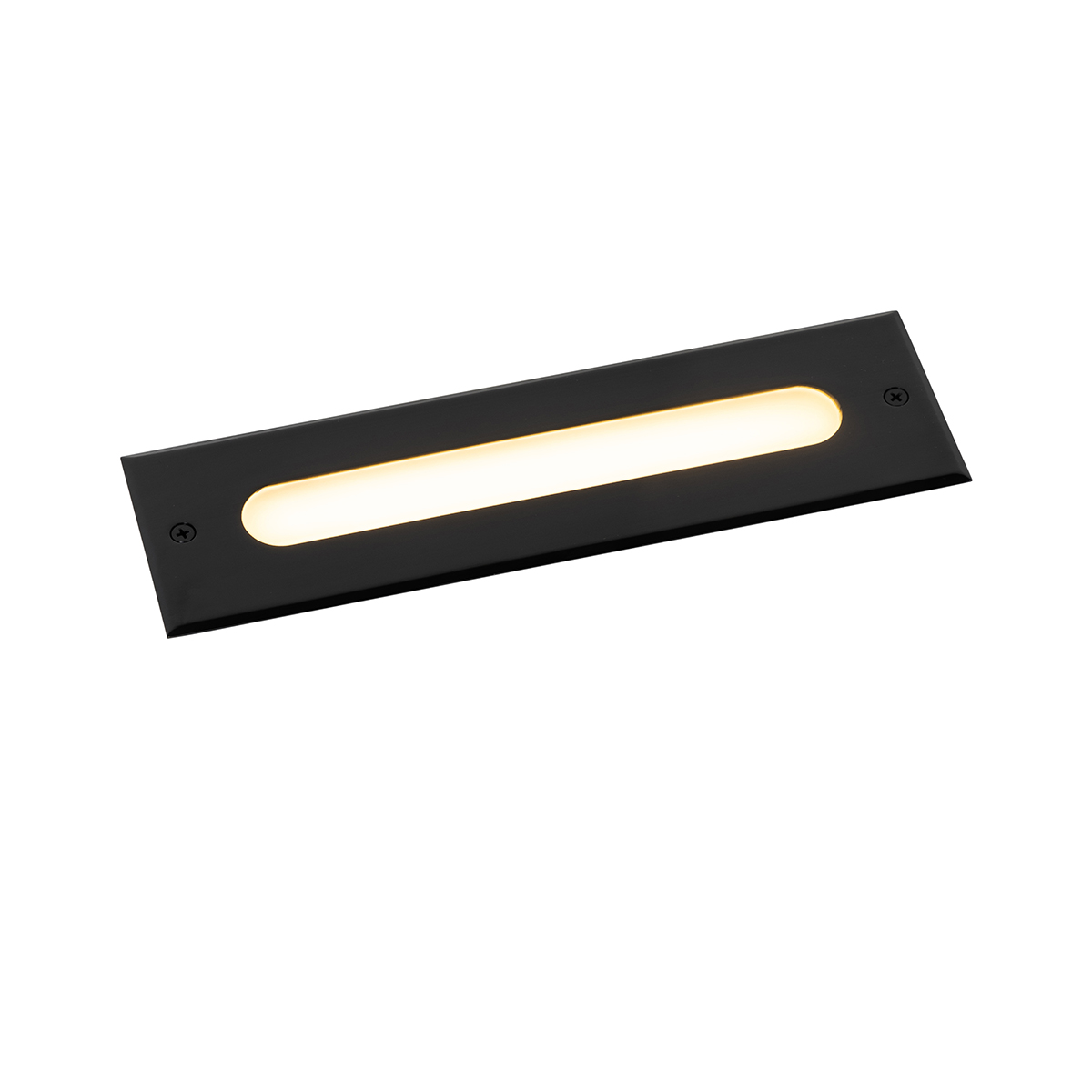 Moderner Bodenstrahler schwarz 30 cm inkl. LED IP65 - Eline