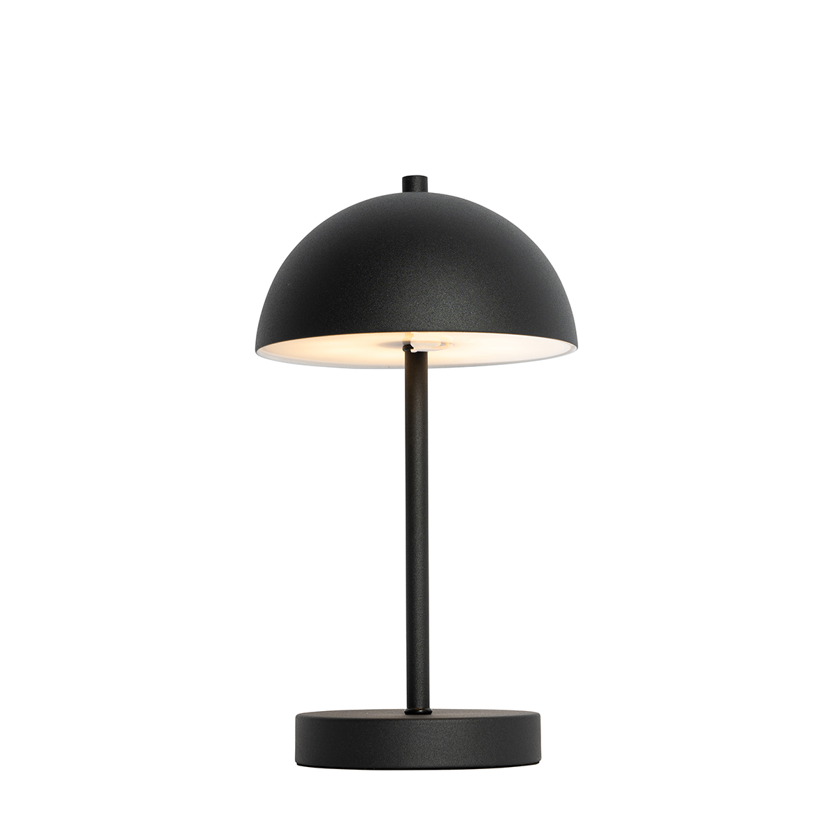 Utomhusbordslampa svart uppladdningsbar 3-stegs dimbar – Keira