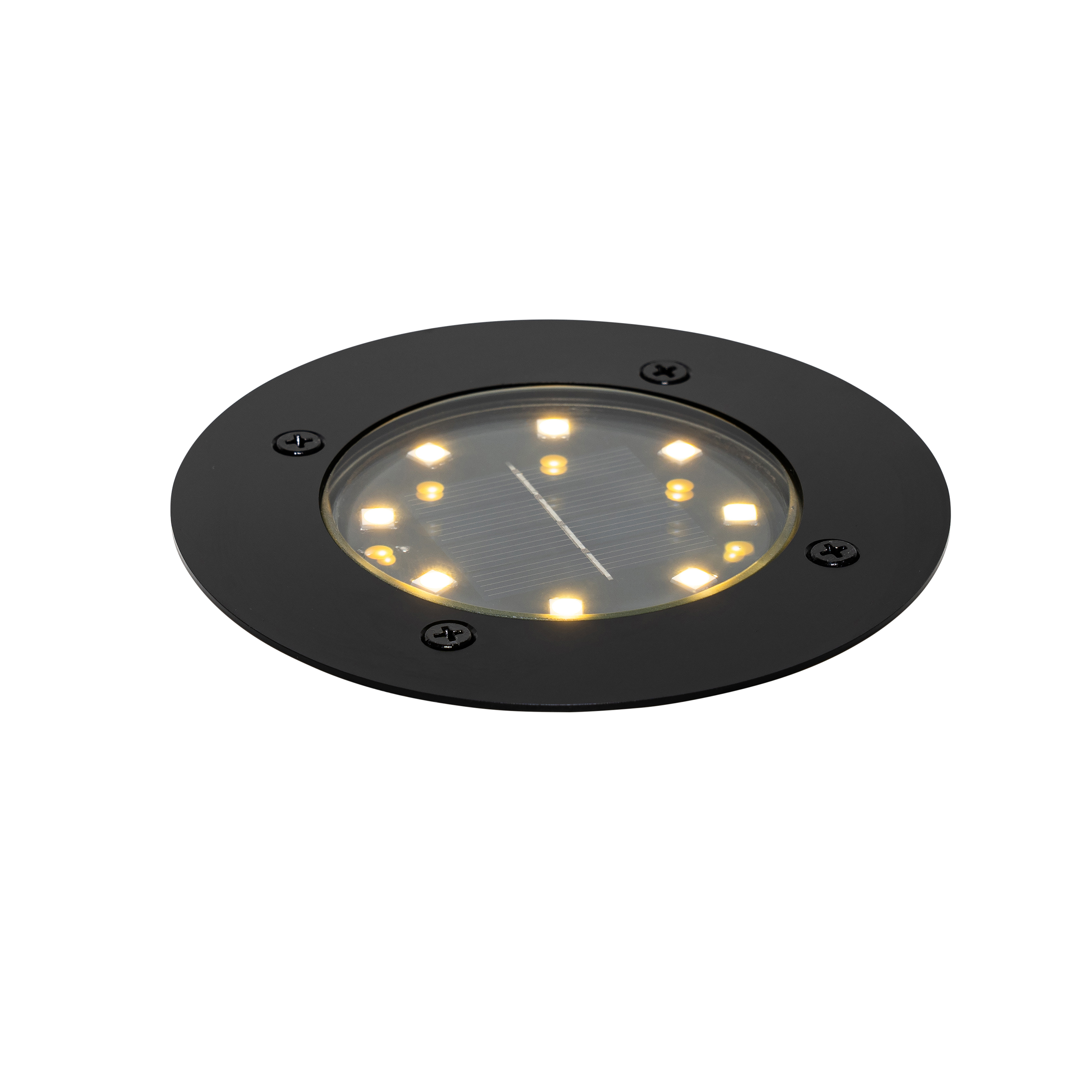 Modern markspotlight svart inkl LED IP65 Solar – Terry