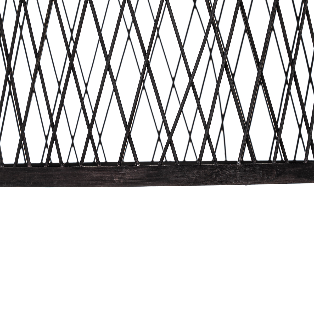 lampe suspendue d'extérieur rurale en rotin noir 40x55 cm - calamus