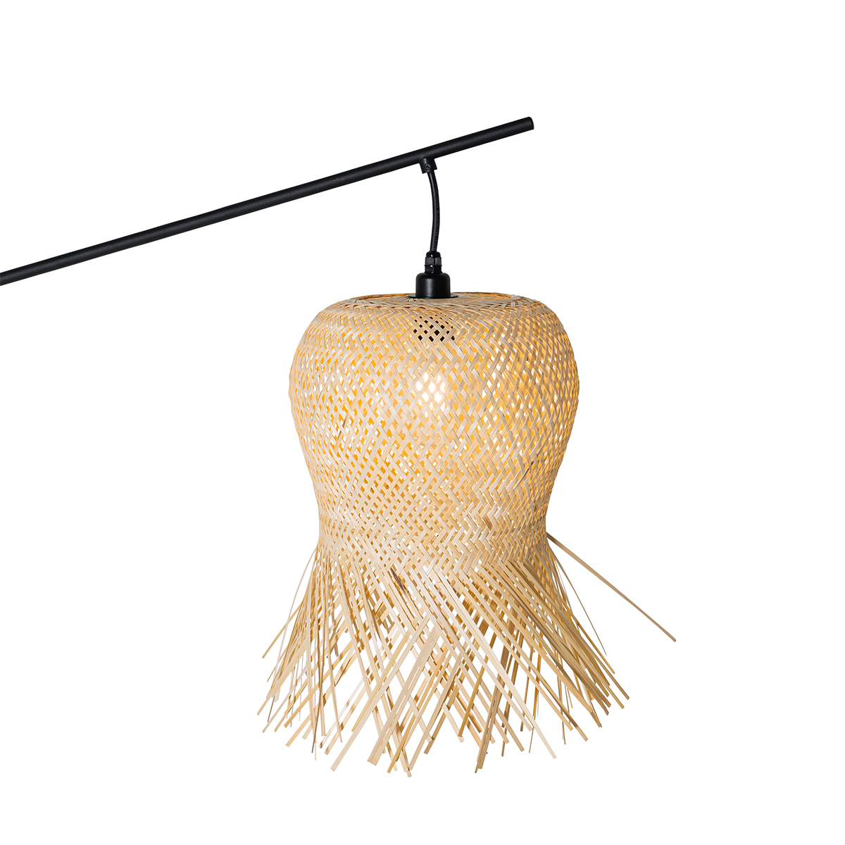 Oriental Outdoor Floor Lamp Bamboo IP44 - Carlos
