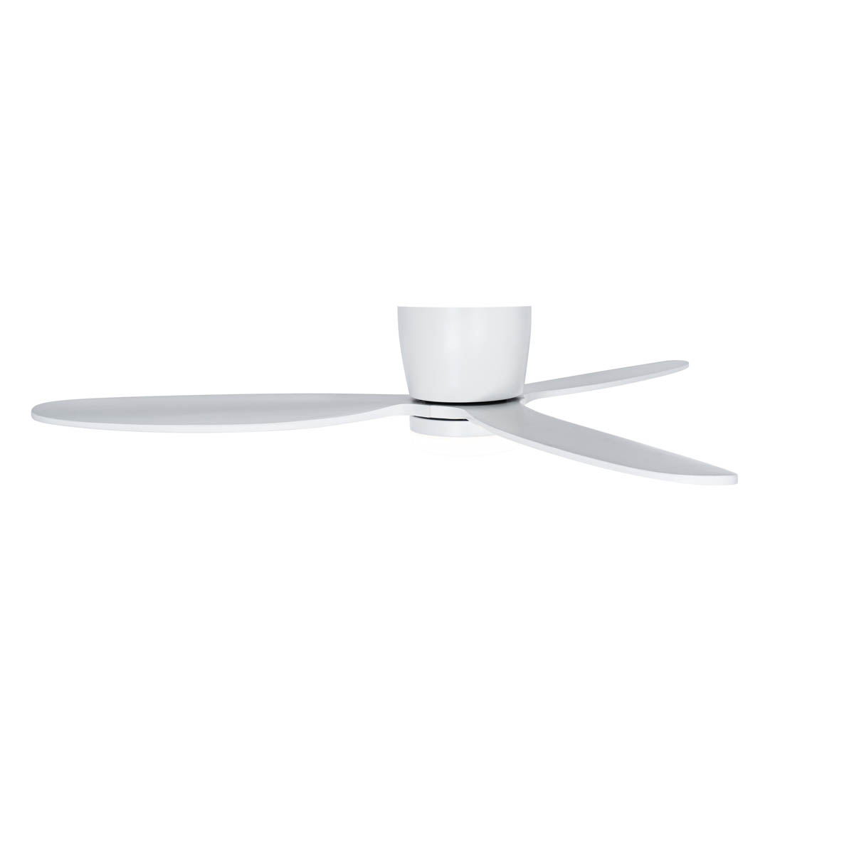 Ventilatore da soffitto bianco 132 cm con LED dimmerabile e telecomando - Sofio