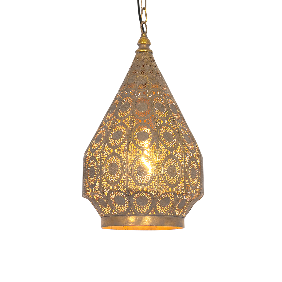Oriental hanging lamp gold 26 cm - Mowgli