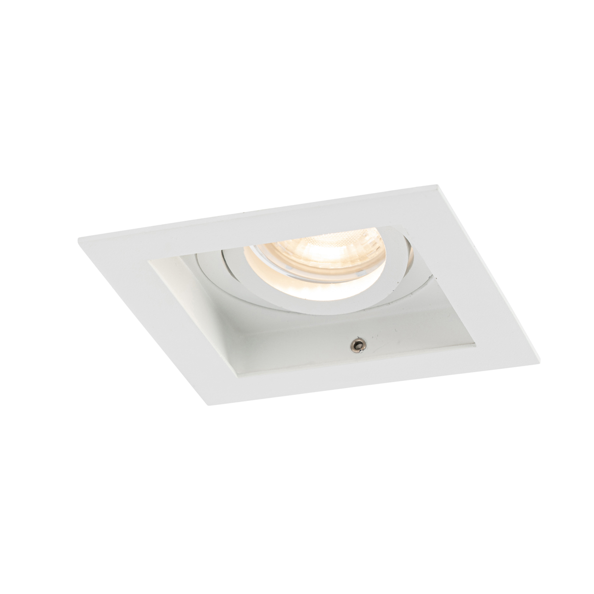 Juego de 6 Foco empotrable moderno blanco ajustable - Carree
