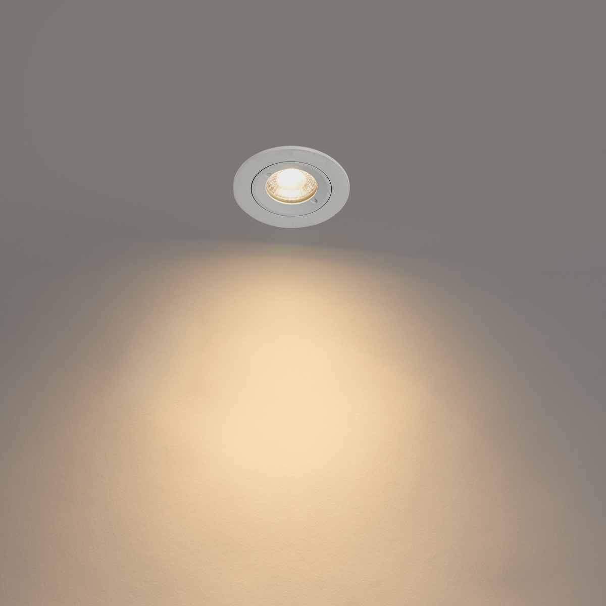 Set of 12 Recessed Spotlights White Round GU10 50mm IP44 - Xena