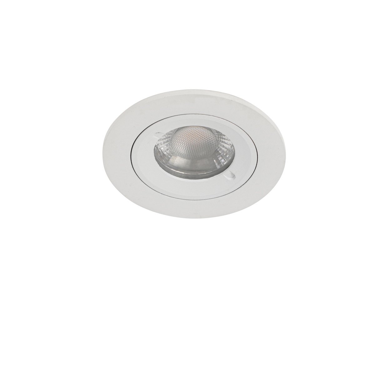 Set of 12 Recessed Spotlights White Round GU10 50mm IP44 - Xena