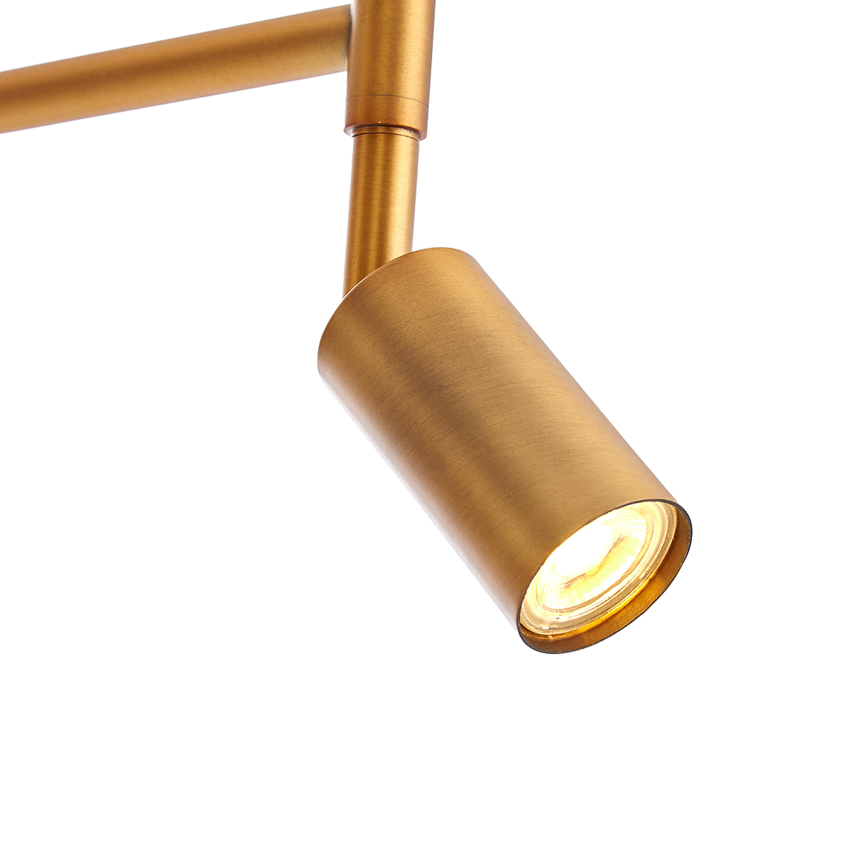 lampadaire en bronze avec abat-jour blanc et liseuse orientable - ladas