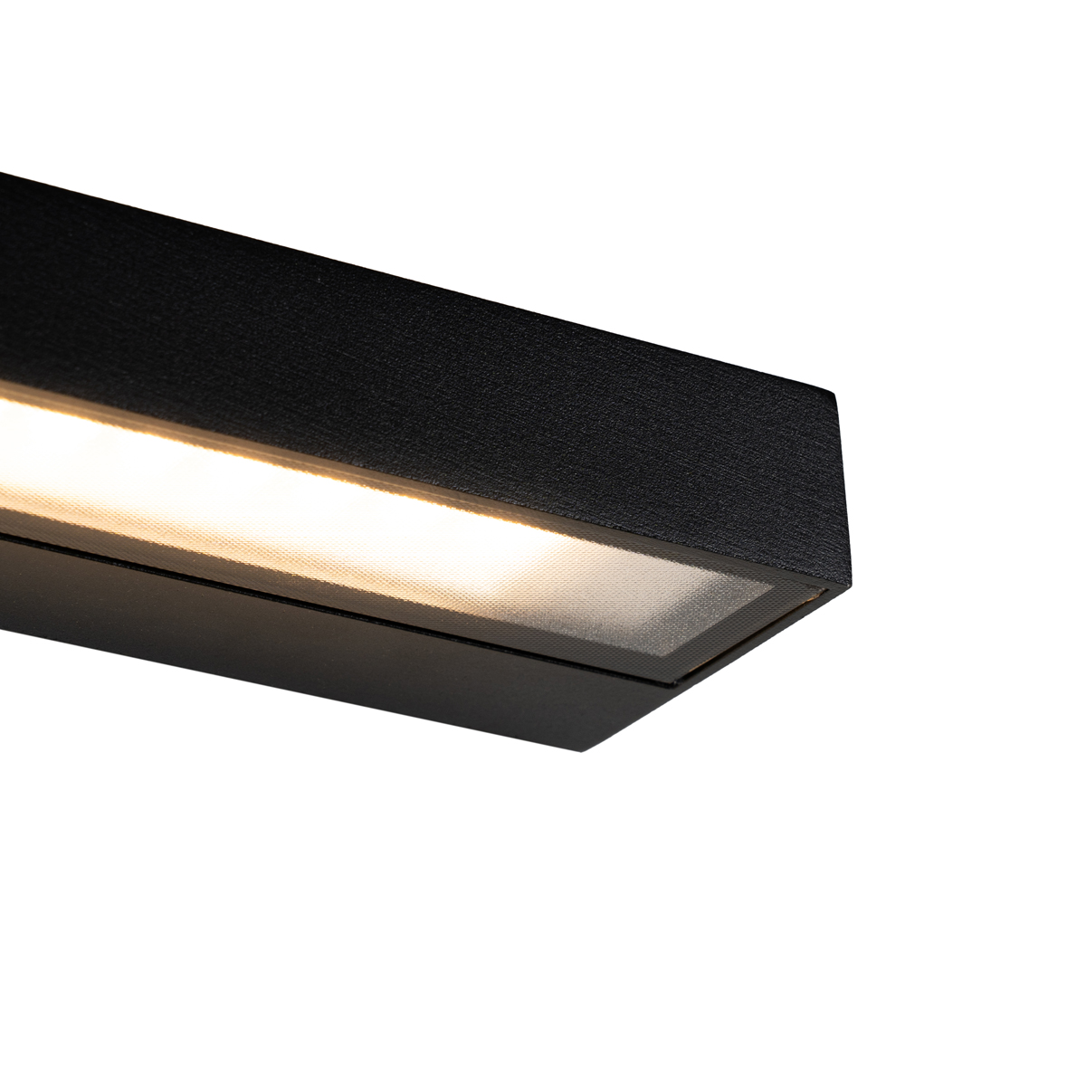Модерна стенна лампа черна с LED IP65 - Hannah