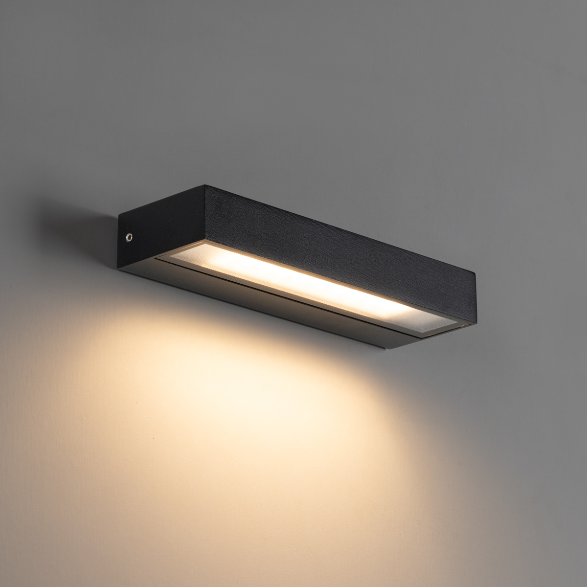 Modern Wall Light Black Incl. LED IP65 - Hannah