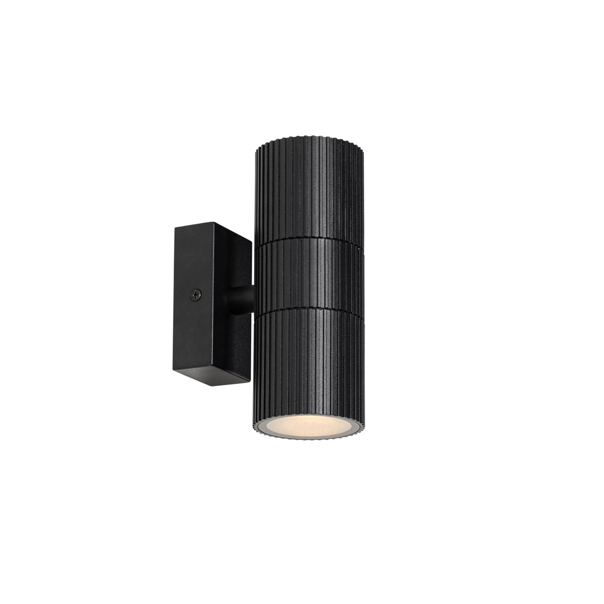Ipari kültéri fali lámpa fekete 2 fényes IP44 - Vigo
