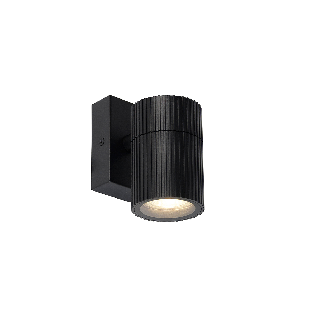 Priemyselné vonkajšie nástenné svietidlo čierne IP44 - Vigo