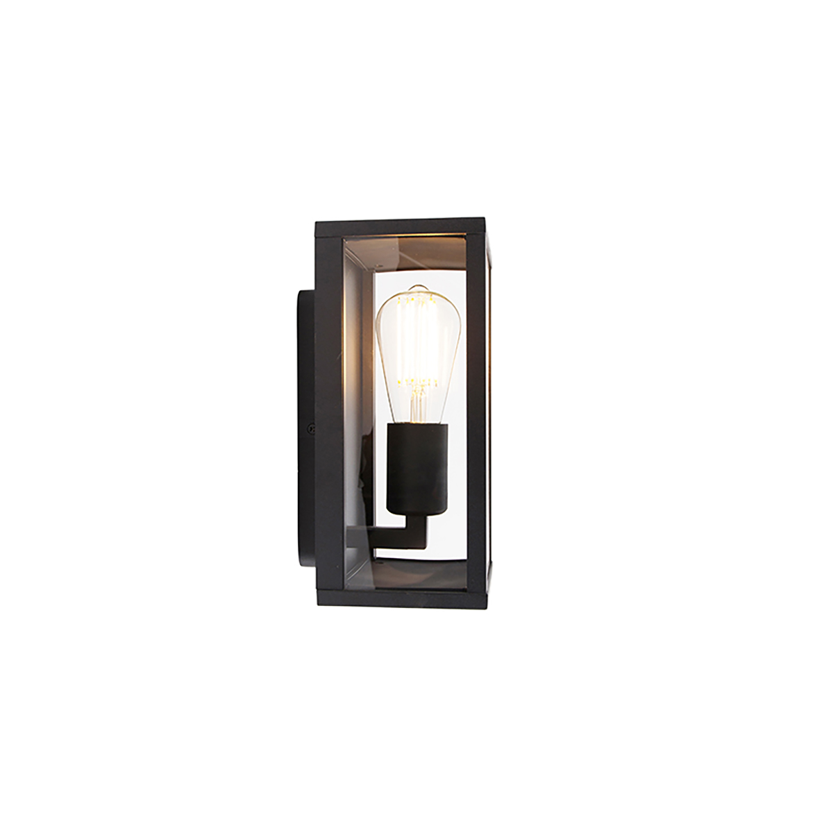 Set of 2 Industrial Wall Light Black 26 cm IP44 - Charlois