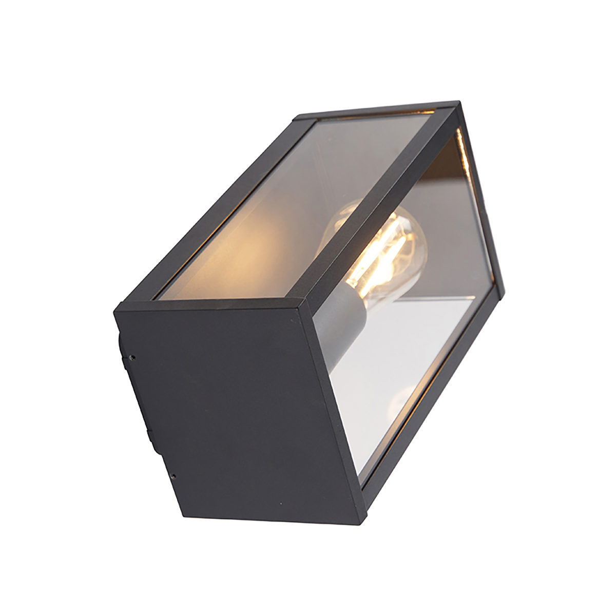 Set of 2 Industrial Wall Light Black 26 cm IP44 - Charlois