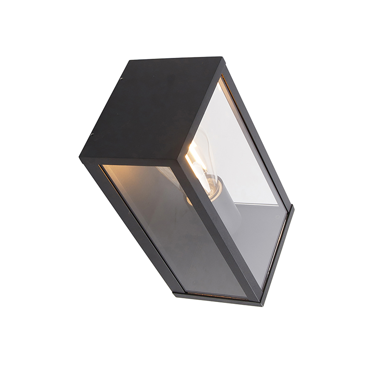 Set of 2 Industrial Wall Light Black 26 cm IP44 - Charlois
