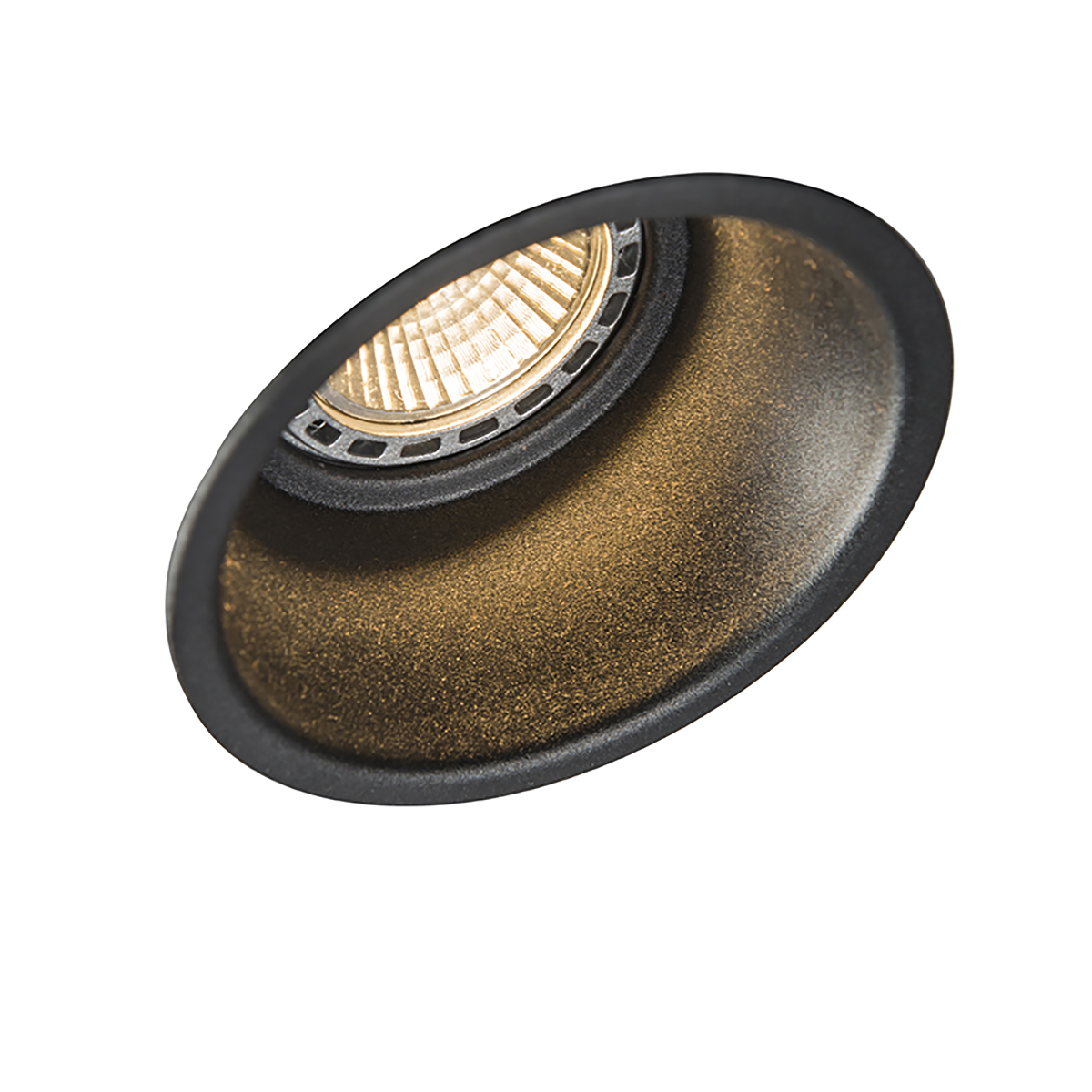 Set di 6 faretti da incasso moderni neri - Dept