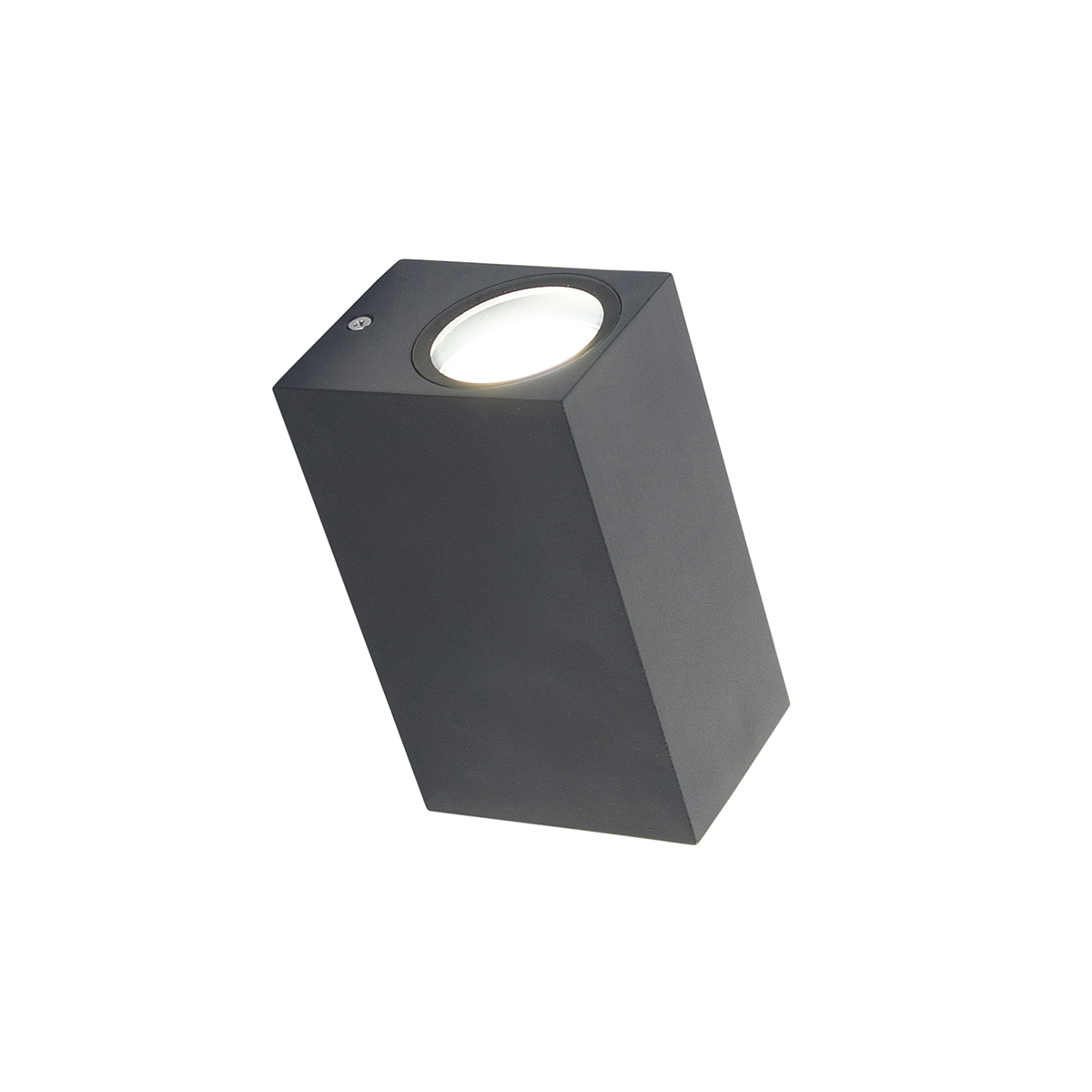 Applique moderna grigio scuro 2 luci IP44 - Baleno